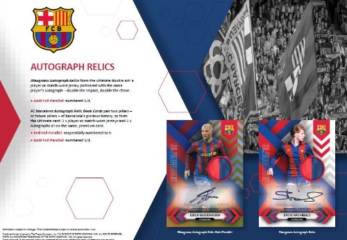 Topps - 2023-24 Barcelona FC Team Set (6
Packs)