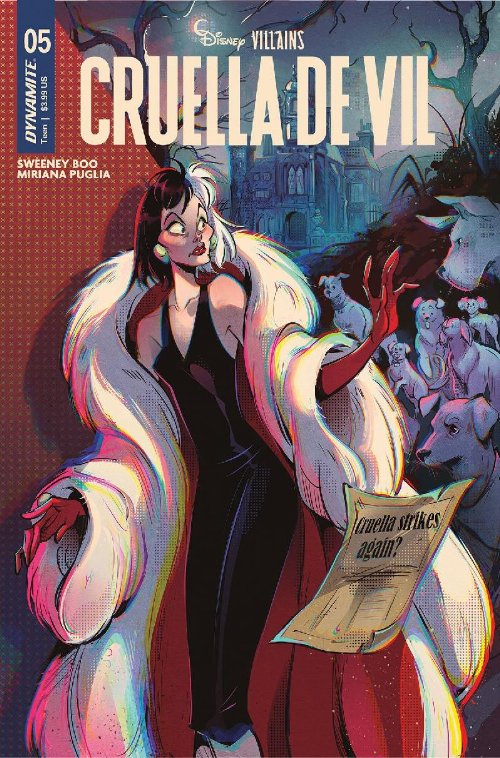 Τεύχος Κόμικ Disney Villains Cruella De Vil #5 Cover
C