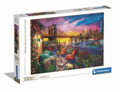 Puzzle 3000 pieces - Manhattan Balcony
Sunset