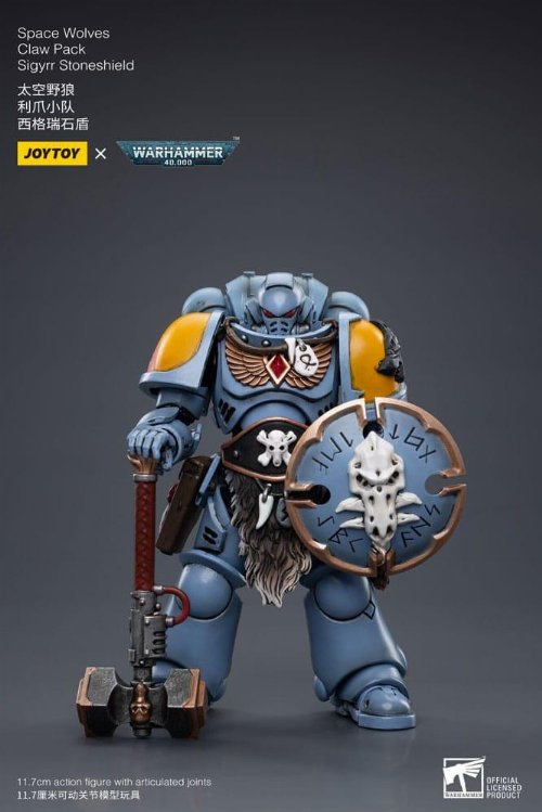 Warhammer 40000 - Space Wolves Claw Pack Sigyrr
Stoneshield 1/18 Φιγούρα Δράσης (12cm)