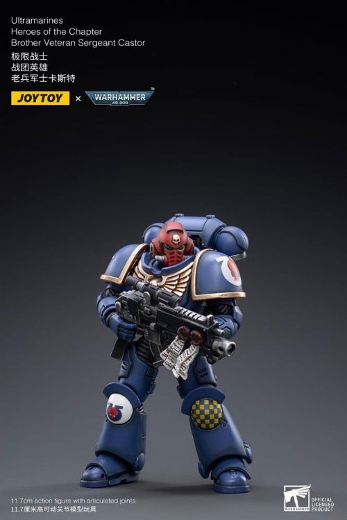 Warhammer 40000 - Ultramarines Heroes of the Chapter
Brother Veteran Sergeant Castor 1/18 Φιγούρα Δράσης
(12cm)