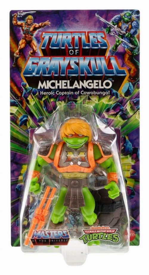 Masters of the Universe x Teenage Mutant Ninja Turtles
- Michelangelo Φιγούρα Δράσης (14cm)