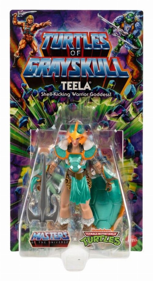 Masters of the Universe x Teenage Mutant Ninja
Turtles - Teela Action Figure (14cm)