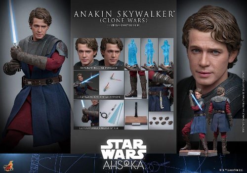 Star Wars: The Clone Wars Hot Toys Masterpiece -
Anakin Skywalker 1/6 Action Figure (31cm)