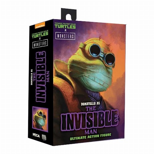 Universal Monsters x Teenage Mutant Ninja
Turtles - Donatello as The Invisible Man Ultimate Action Figure
(18cm)