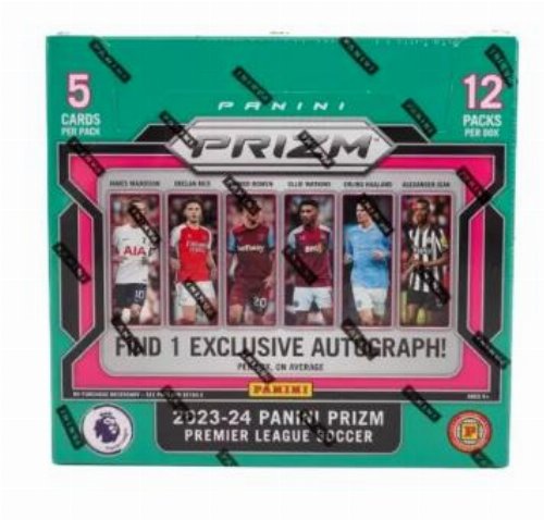Panini - 2023-24 Prizm Premier League Soccer
Hobby International Box (12 Packs)