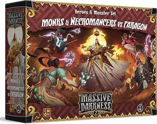 Επέκταση Massive Darkness 2: Heroes & Monster Set
- Monks & Necromancers vs The Paragon