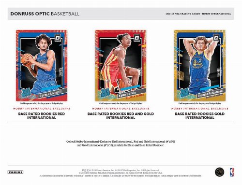 Panini - 2023-24 Donruss Optic Basketball Hobby International Box (20 Packs)