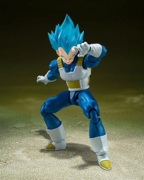 Dragon Ball Super: S.H. Figuarts - Super Saiyan
God Super Saiyan Vegeta (Unwavering Saiyan Pride) Action Figure
(14cm)