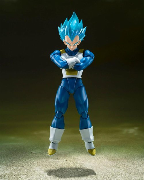 Dragon Ball Super: S.H. Figuarts - Super Saiyan
God Super Saiyan Vegeta (Unwavering Saiyan Pride) Action Figure
(14cm)