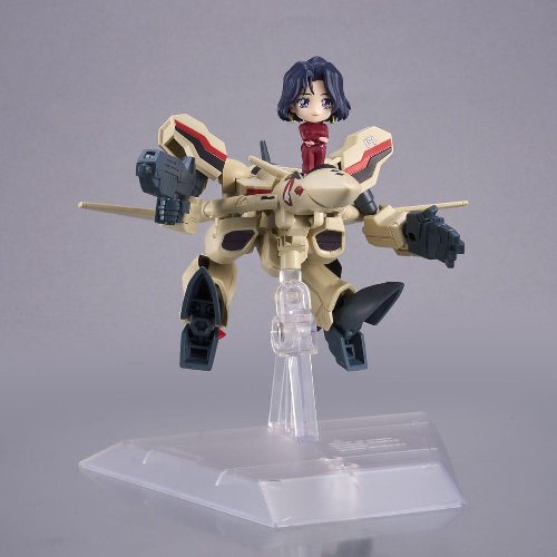 Macross Plus Tiny Session Vehicle - YF-19 (Isamu
Alva Dyson Use) with Myung Fang Love Action Figure
(11cm)
