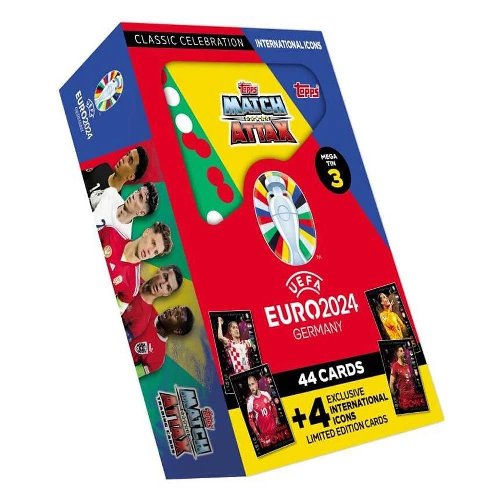 Topps - Match Attax Euro 2024 International Icons
Κάρτες Mega Tin (48 Κάρτες)