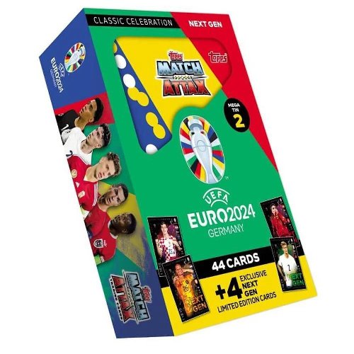 Topps - Match Attax Euro 2024 Next Gen Cards
Mega Tin (48 Cards)