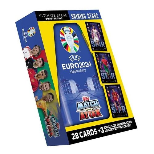 Topps - Match Attax Euro 2024 Shining Stars
Cards Mini Tin (31 Cards)