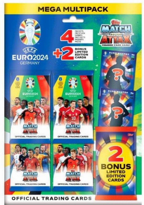 Topps - Match Attax Euro 2024 Κάρτες Multipack (34
Κάρτες)