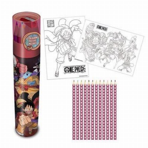 One Piece - Straw Hat Pirates Pencil Tube
(Contains 2 Posters)