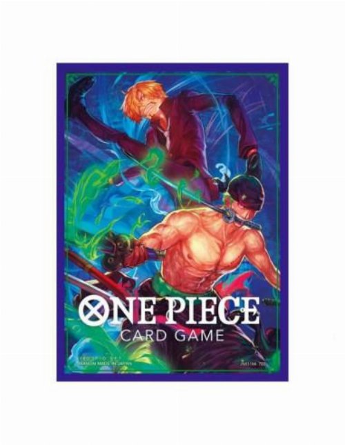 Bandai Card Sleeves 70ct - One Piece Card Game: Zoro
and Sanji