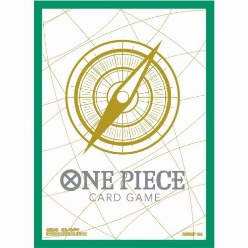 Bandai Card Sleeves 70ct - One Piece Card Game:
Green
