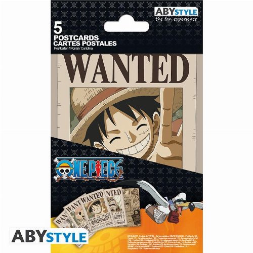 One Piece - Straw Hats Wanted Posters Set 1 5-Pack
Postercards (14.8x10.5cm)