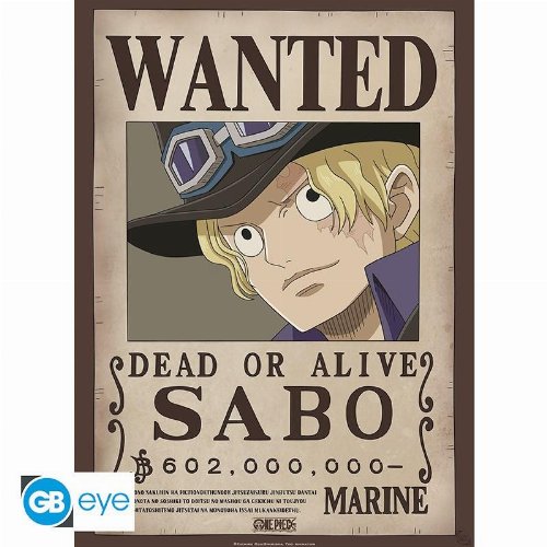One Piece - Sabo Wanted Poster Αυθεντική Αφίσα
(52x38cm)