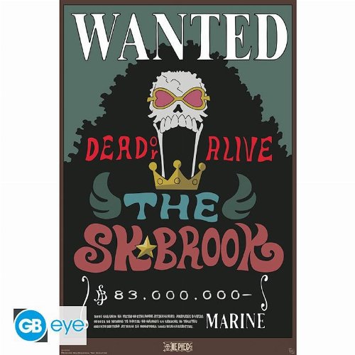 One Piece - Brook Wanted Poster
(92x61cm)