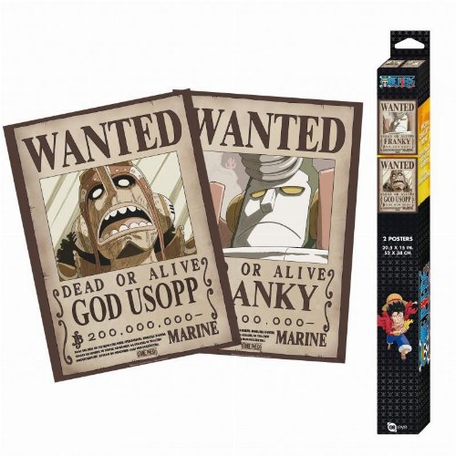 One Piece - God Usopp & Franky Wanted Posters
Chibi 2-Pack Αυθεντικές Αφίσες (52x38cm)