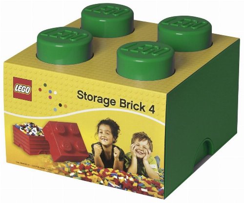 LEGO - Τουβλάκι Αποθήκευσης 4 Πράσινο
(25x25x18cm)