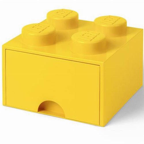 LEGO - Τουβλάκι Αποθήκευσης Συρταρωτό 4 Κίτρινο
(25x25x18cm)