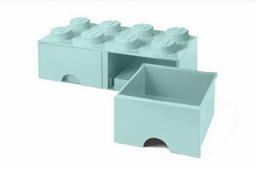 LEGO - Διπλό Τουβλάκι Αποθήκευσης Συρταρωτό 8 Γαλάζιο
(25x50x18cm)