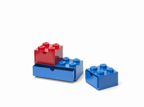 LEGO - Σετ Τουβλάκια Αποθήκευσης Συρταρωτά
(Κόκκινο-Μπλέ)