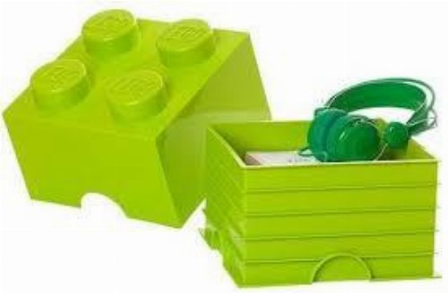 LEGO - Τουβλάκι Αποθήκευσης 4 Lime Πράσινο
(25x25x18cm)