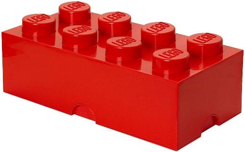 LEGO - Τουβλάκι Αποθήκευσης 8 Κόκκινο
(25x50x18cm)