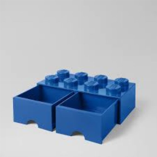 LEGO - Διπλό Τουβλάκι Αποθήκευσης Συρταρωτό 8 Μπλέ
(25x50x18cm)