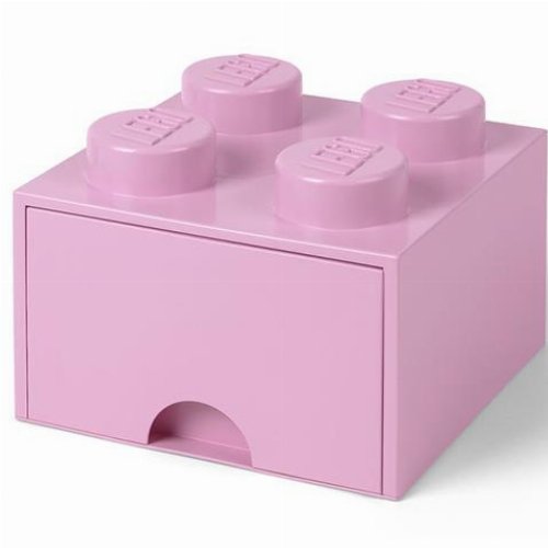 LEGO - Τουβλάκι Αποθήκευσης Συρταρωτό 4 Ρόζ
(25x25x18cm)