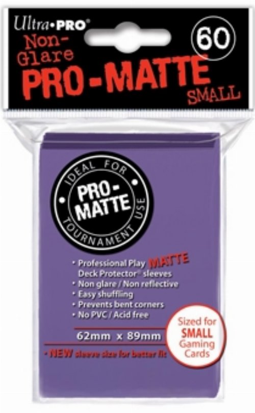 Ultra Pro Japanese Small Size Card Sleeves 60ct -
Matte Purple
