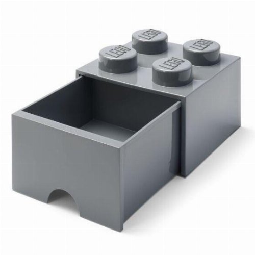 LEGO - Τουβλάκι Αποθήκευσης Συρταρωτό 4 Γκρί
(25x25x18cm)