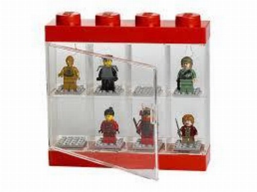 LEGO - Red Minifigure Display Case 8
(19x18x5cm)