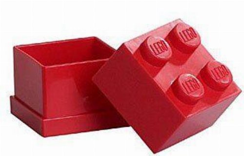 LEGO - Mini Τουβλάκι Αποθήκευσης 4 Κόκκινο
(4.5x4.5x4.5cm)