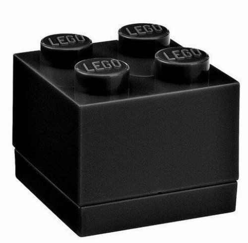 LEGO - Mini Τουβλάκι Αποθήκευσης 4 Μαύρο
(4.5x4.5x4.5cm)