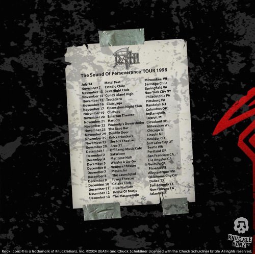 Death: Rock Iconz - On Tour Road Case + Stage Backdrop
Set The Sound of Perseverance Tour 1998 Φιγούρα Αγαλματίδιο
(14cm)