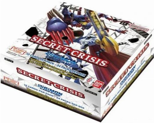 Digimon Card Game - BT17 Secret Crisis Booster Box (24
packs)