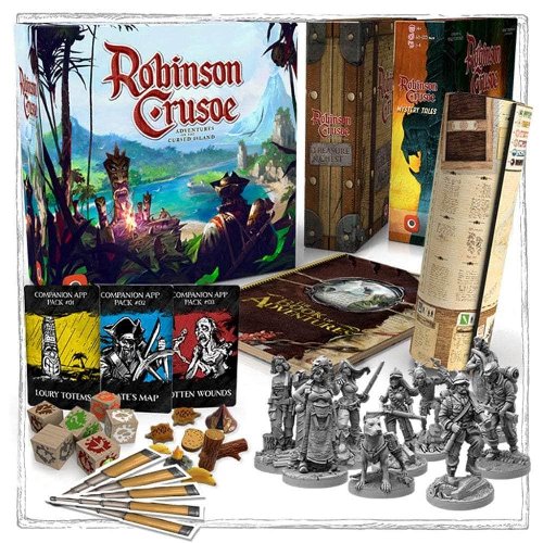 Board Game Robinson Crusoe: Adventure On Cursed Island (Collector's Edition)