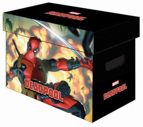 MARVEL Deadpool Graphic Comic Short Storage
Box