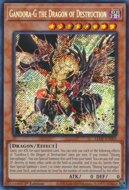 Gandora-G the Dragon of Destruction (V.1 - Secret
Rare)