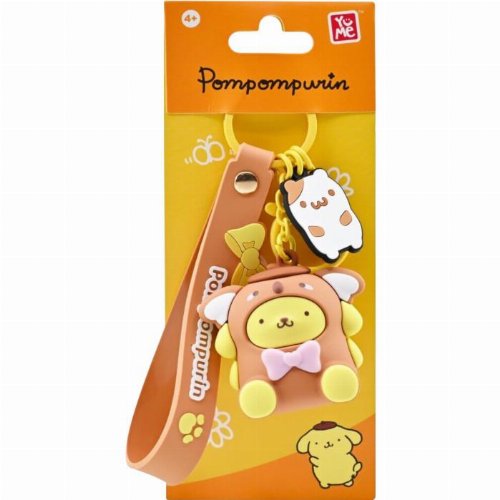 Hello Kitty & Friends - Pompompurin Keychain
with Hand Strap