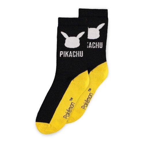 Pokemon - Pikachu 3-Pack Socks (Size
43-46)