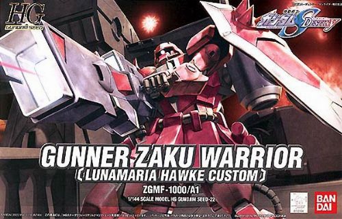 Mobile Suit Gundam - High Grade Gunpla: Gunner
Zaku Warrior (Lunamaria Hawke Custom) ZGMF-1000/A1 1/144 Model
Kit