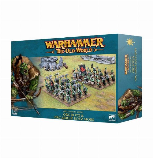 Warhammer: The Old World - Orc & Goblin Tribes:
Orc Boyz & Orc Arrer Boyz Mob