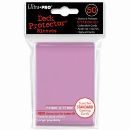 Ultra Pro Card Sleeves Standard Size 50ct -
Pink