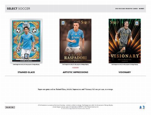 Panini - 2023-24 Select Serie A Soccer Hobby Box
(12 Packs)